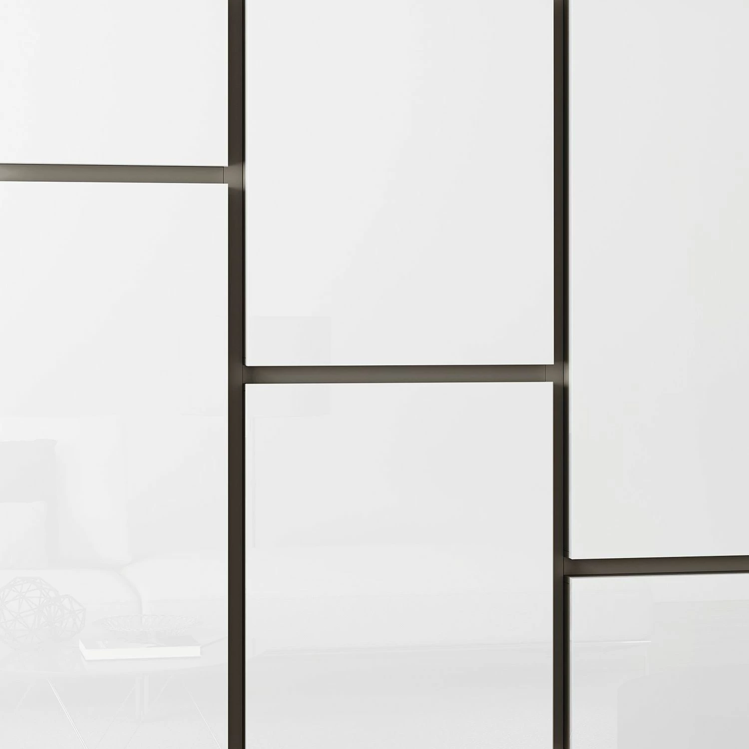 Loftscape Étagère Emporior VI - Mat beige clair - 272 cm - Blanc brillant 6 Loftscape Étagère Emporior VI - Mat beige clair - 272 cm - Blanc brillant – Image 4