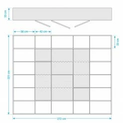 Loftscape Étagère Emporior IV - Imitation chêne marron-noir - Largeur : 272 cm 12 Loftscape Étagère Emporior IV - Imitation chêne marron-noir - Largeur : 272 cm -loftscape Boutique buecherregal emporior iv weiss 272 cm weiss 5173948