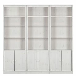 Maison Belfort Bibliothèque Lillehammer I - Epicéa blanc -loftscape Boutique buecherwand lillehammer i kiefer massiv kiefer weiss 4843784