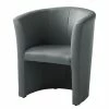 Mooved Fauteuil cocktail Sinclair - Imitation cuir -loftscape Boutique cocktailsessel sinclair kunstleder grau 5141468