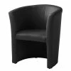 Mooved Fauteuil cocktail Sinclair - Imitation cuir -loftscape Boutique cocktailsessel sinclair kunstleder schwarz 5141408