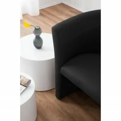 Mooved Fauteuil cocktail Sinclair - Imitation cuir -loftscape Boutique cocktailsessel sinclair kunstleder schwarz 5141460