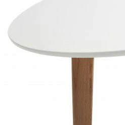 Mørteens Table basse Bergby - Chêne partiellement massif / Blanc -loftscape Boutique couchtisch bergby eiche teilmassiv weiss 2551094