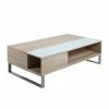Loftscape Table basse Dahlia - Imitation chêne de Sonoma / Blanc -loftscape Boutique couchtisch dahlia eiche sonoma dekor 1029422