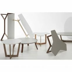 Mørteens Table basse Donore - Blanc mat / Frêne -loftscape Boutique couchtisch donore matt weiss esche 2286018