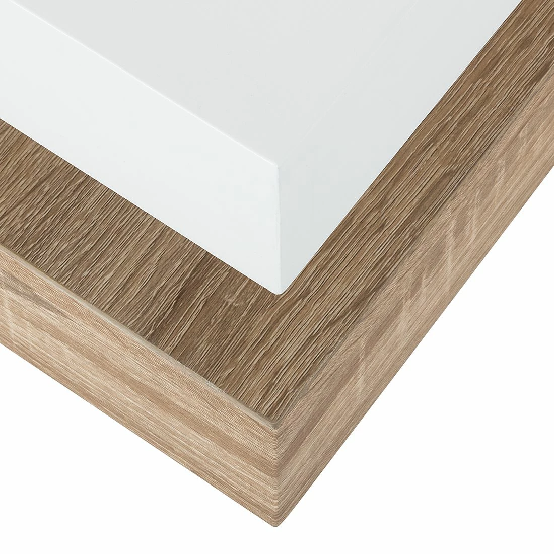 Fredriks Table basse Emblaze - Blanc brillant / Imitation chêne Sonoma 9 Fredriks Table basse Emblaze - Blanc brillant / Imitation chêne Sonoma – Image 7