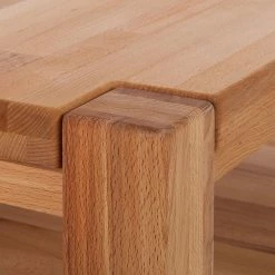 Ars Natura Table basse JanWOOD II - Bois massif - Duramen de hêtre naturel huilé -loftscape Boutique couchtisch janwood ii kernbuche 2809142