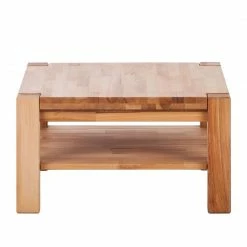 Ars Natura Table basse JanWOOD II - Bois massif - Duramen de hêtre naturel huilé -loftscape Boutique couchtisch janwood ii kernbuche 2809146