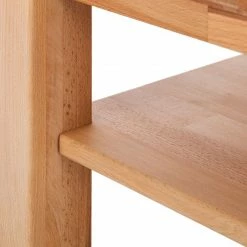 Ars Natura Table basse JanWOOD II - Bois massif - Duramen de hêtre naturel huilé -loftscape Boutique couchtisch janwood ii kernbuche 2809154