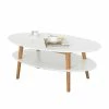 Mørteens Table basse Lindholm - Partiellement en chêne massif - Blanc 1 Mørteens Table basse Lindholm - Partiellement en chêne massif - Blanc -loftscape Boutique couchtisch lindholm weiss eiche massiv 1229486