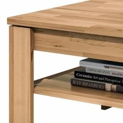 Ars Natura Table basse Lombok - Partiellement en bois massif - Duramen de hêtre -loftscape Boutique couchtisch lombok teilmassiv wildeiche 5004344