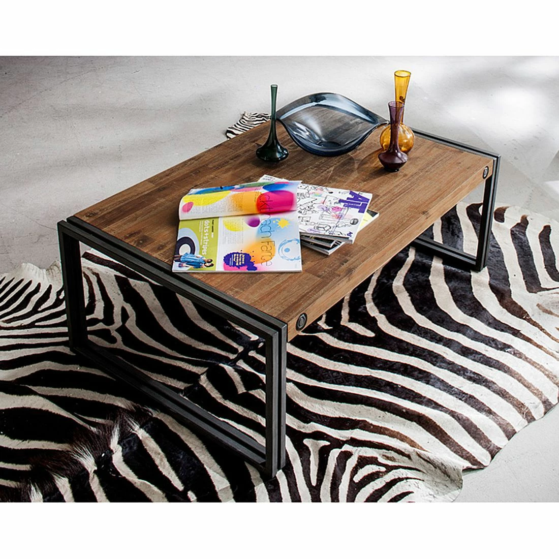 Ars manufacti Table basse Manchester - Acacia massif / Métal 5 Ars manufacti Table basse Manchester - Acacia massif / Métal – Image 3