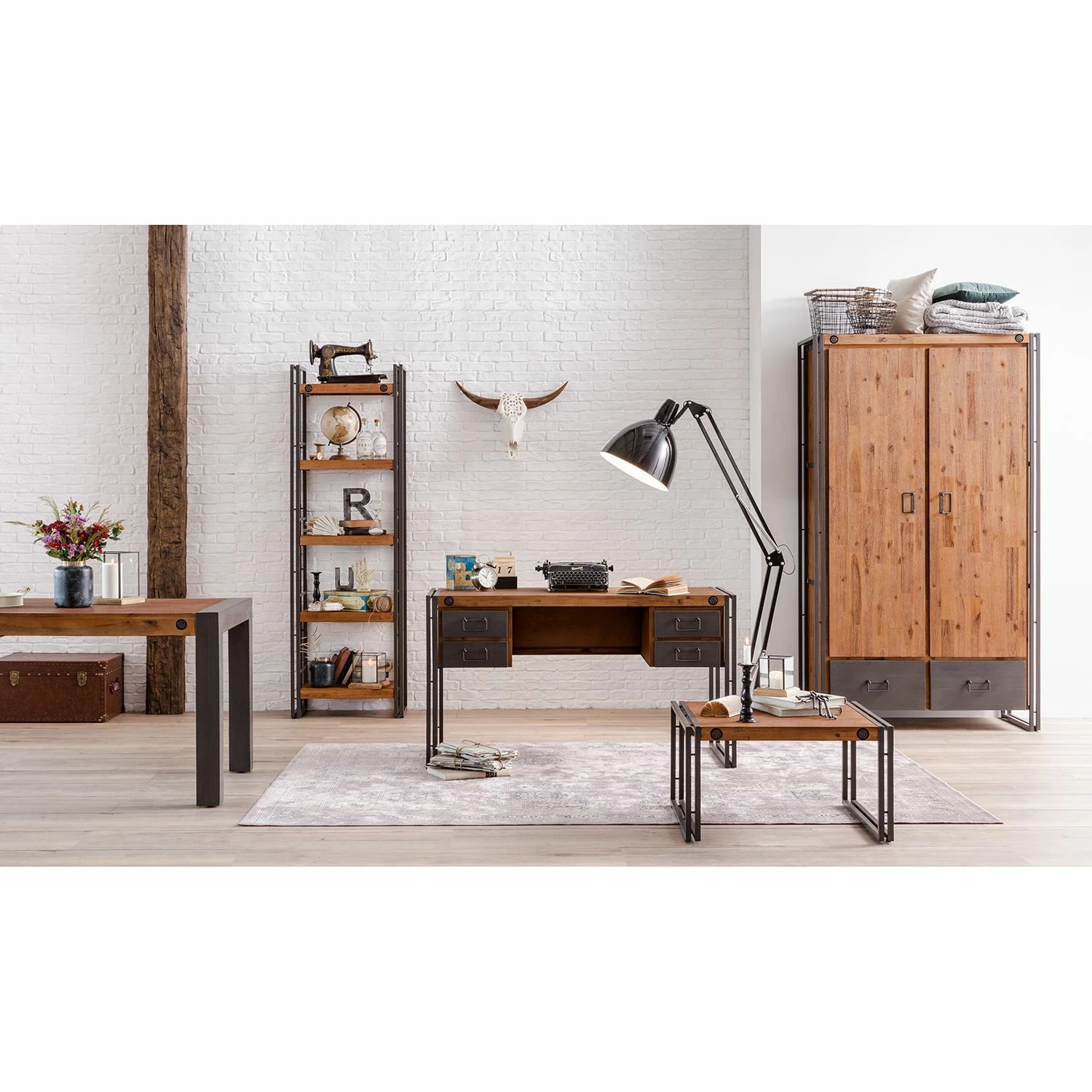 Ars manufacti Table basse Manchester II - Acacia massif / Métal 4 Ars manufacti Table basse Manchester II - Acacia massif / Métal – Image 2