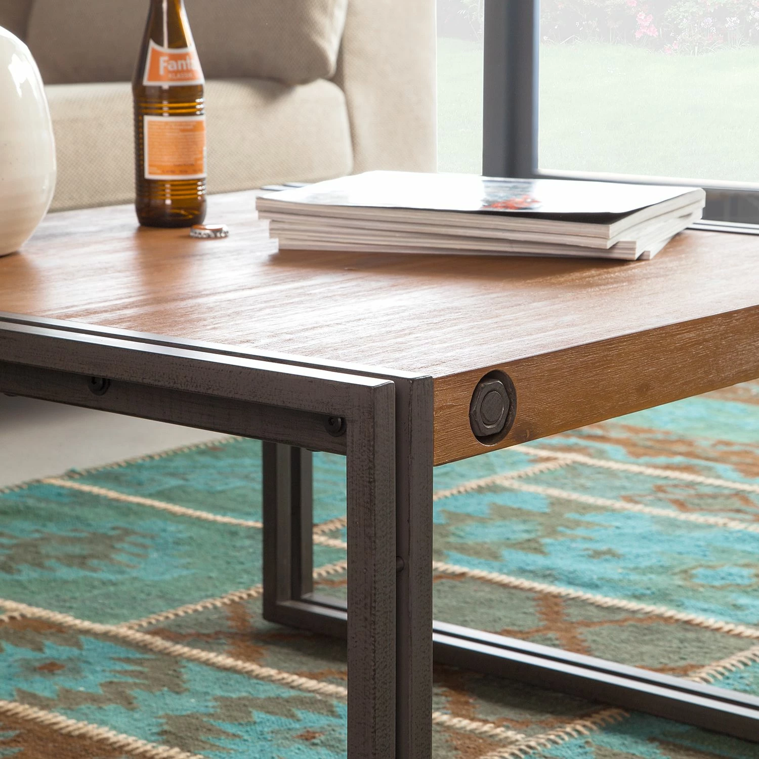 Ars manufacti Table basse Manchester II - Acacia massif / Métal 12 Ars manufacti Table basse Manchester II - Acacia massif / Métal – Image 10