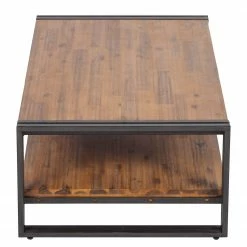 Ars manufacti Table basse Manchester III - Acacia massif / Acier -loftscape Boutique couchtisch manchester iii akazie massiv metall 4877628