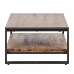 Ars manufacti Table basse Manchester III - Acacia massif / Acier -loftscape Boutique couchtisch manchester iii akazie massiv metall 4877656