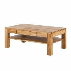 Ars Natura Table basse Mikkel - ChĂȘne Ă nĆuds huilĂ©