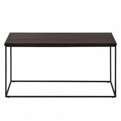 Ars manufacti Table basse Minneola (2 éléments) - Chêne foncé -loftscape Boutique couchtisch minneola 2 teilig eiche massiv metall eiche dunkel 4670936