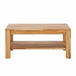 Ars Natura Table basse BenWOOD II - Chêne massif -loftscape Boutique couchtisch naia ii eiche massiv 1109554