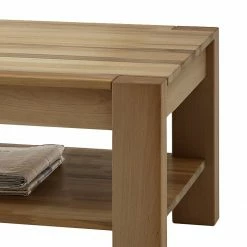 Naturoo Table basse Pia II - Chêne sauvage massif huilé -loftscape Boutique couchtisch pia i wildeiche massiv geoelt 302713