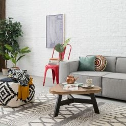 Ars manufacti Table basse Tamati I - Pin ancien / Métal - Pin foncé / Noir -loftscape Boutique couchtisch tamati i altholz pinie metall pinie dunkel schwarz 4856616