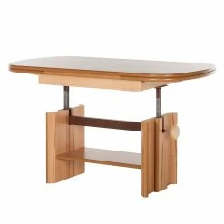 Modoform Table basse Temple Bar - Réglage de la hauteur et extensible - Duramen de hêtre partiellement massif -loftscape Boutique couchtisch temple bar hoehenverstell und erweiterbar kernbuche teilmassiv 3389997