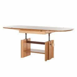 Modoform Table basse Temple Bar - Réglage de la hauteur et extensible - Duramen de hêtre partiellement massif -loftscape Boutique couchtisch temple bar hoehenverstell und erweiterbar kernbuche teilmassiv 3390001