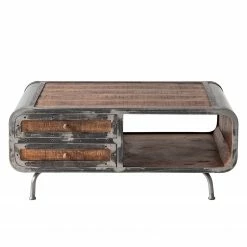 Ars manufacti Table basse Wharton - Partiellement en acacia massif / Acier -loftscape Boutique couchtisch wharton mango teilmassiv stahl 5212560