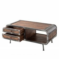 Ars manufacti Table basse Wharton - Partiellement en acacia massif / Acier -loftscape Boutique couchtisch wharton mango teilmassiv stahl 5212592