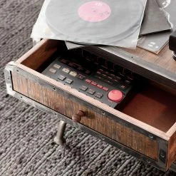 Ars manufacti Table basse Wharton - Partiellement en acacia massif / Acier -loftscape Boutique couchtisch wharton mango teilmassiv stahl 5212604