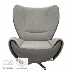 Tom Tailor Fauteuil design Tom - Marron gris -loftscape Boutique designersessel tom webstoff grau braun 1037090
