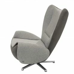 Tom Tailor Fauteuil design Tom - Marron gris -loftscape Boutique designersessel tom webstoff grau braun 1037098