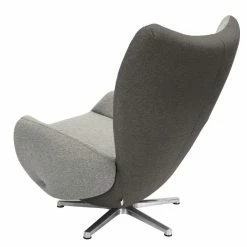 Tom Tailor Fauteuil design Tom - Marron gris -loftscape Boutique designersessel tom webstoff grau braun 1037102