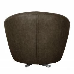 Fredriks Fauteuil pivotant Marvin - Marron foncé -loftscape Boutique drehsessel marvin antiklederoptik dunkelbraun 1773430