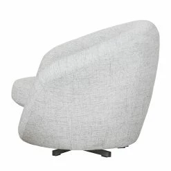 Fredriks Fauteuil pivotant Marvin - Argenté -loftscape Boutique drehsessel marvin strukturstoff silber 1756338