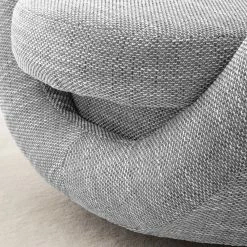 Fredriks Fauteuil pivotant Marvin - Argenté -loftscape Boutique drehsessel marvin strukturstoff silber 4904936