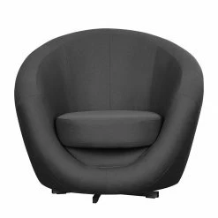 Fredriks Fauteuil pivotant Marvin - Tissu gris foncé -loftscape Boutique drehsessel marvin webstoff dunkelgrau 382704