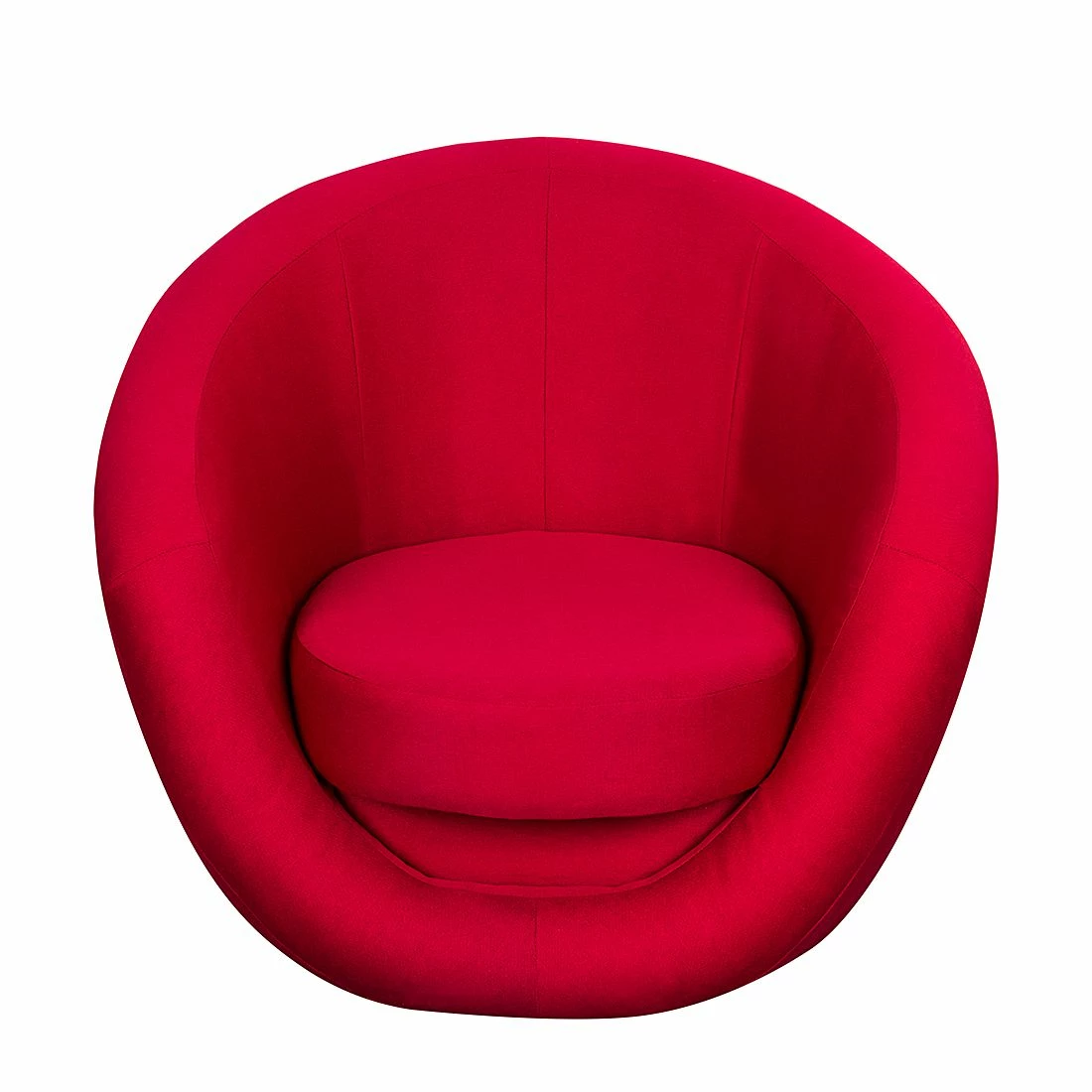 Fredriks Fauteuil pivotant Marvin - Tissu rouge 7 Fredriks Fauteuil pivotant Marvin - Tissu rouge – Image 5