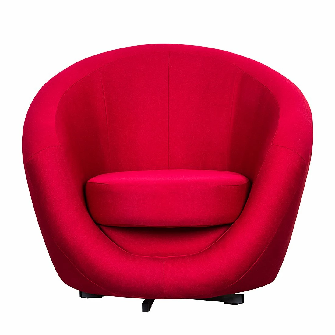 Fredriks Fauteuil pivotant Marvin - Tissu rouge 4 Fredriks Fauteuil pivotant Marvin - Tissu rouge – Image 2