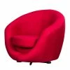 Fredriks Fauteuil pivotant Marvin - Tissu rouge