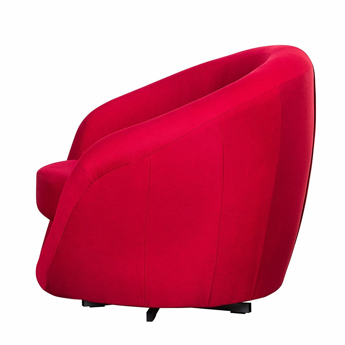 Fredriks Fauteuil pivotant Marvin - Tissu rouge 5 Fredriks Fauteuil pivotant Marvin - Tissu rouge – Image 3