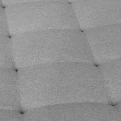 Fredriks Canapé d'angle Agueda - Gris - Méridienne courte à droite (vue de face) -loftscape Boutique ecksofa agueda webstoff longchair ottomane davorstehend rechts grau 2658386