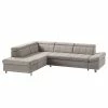 Fredriks Canapé d'angle Ayna - Cachemire - Méridienne longue à gauche (vue de face) - Avec fonction couchage -loftscape Boutique ecksofa ayna microfaser ottomane davorstehend links mit schlaffunktion kaschmir 4947336