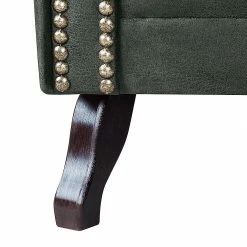 Ars manufacti Canapé d'angle Benavente - Anthracite - Méridienne courte à droite (vue de face) -loftscape Boutique ecksofa benavente antiklederoptik anthrazith longchair davorstehend rechts 437321