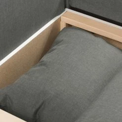 Fredriks Canapé d'angle Bodney (convertible) - Tissé à plat 33 Fredriks Canapé d'angle Bodney (convertible) - Tissé à plat -loftscape Boutique ecksofa bodney mit schlaffunktion flachgewebe longchair davorstehend rechts grau 5053748