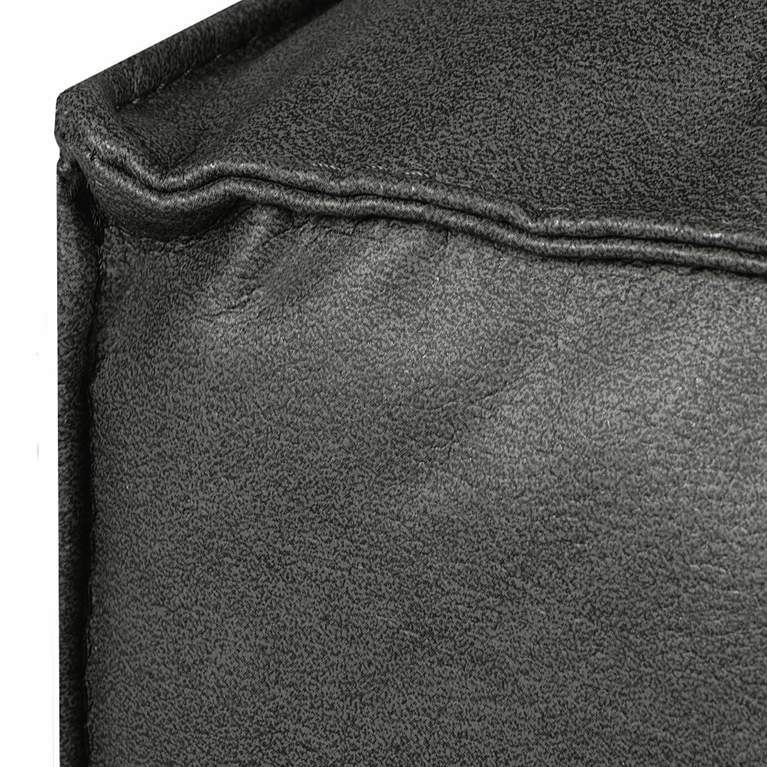 Loftscape Canapé d'angle Calli - Cuir synthétique anthracite - Méridienne à droite (vue de face) 11 Loftscape Canapé d'angle Calli - Cuir synthétique anthracite - Méridienne à droite (vue de face) – Image 9