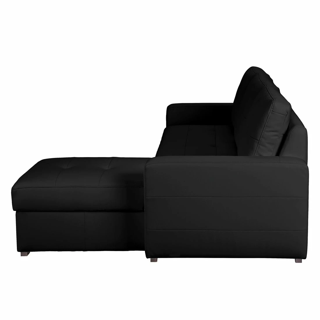 Fredriks Canapé d'angle Cavolo - Avec fonction couchage - Imitation cuir noir - Méridienne montable à gauche ou à droite 8 Fredriks Canapé d'angle Cavolo - Avec fonction couchage - Imitation cuir noir - Méridienne montable à gauche ou à droite – Image 6