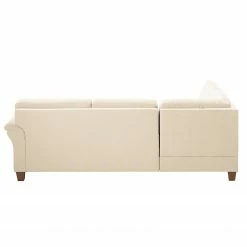 Ars Natura Canapé d'angle Davao - Microfibre -loftscape Boutique ecksofa davao microfaser ottomane davorstehend links mit schlaffunktion creme 4796716