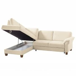 Ars Natura Canapé d'angle Davao - Microfibre -loftscape Boutique ecksofa davao microfaser ottomane davorstehend links mit schlaffunktion creme 4796748