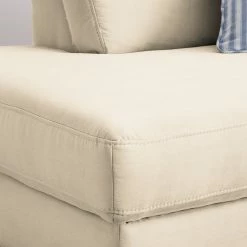 Ars Natura Canapé d'angle Davao - Microfibre -loftscape Boutique ecksofa davao microfaser ottomane davorstehend links ohne schlaffunktion creme 4643384